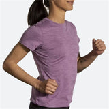 Women’s Short Sleeve T-Shirt Brooks Luxe Lilac