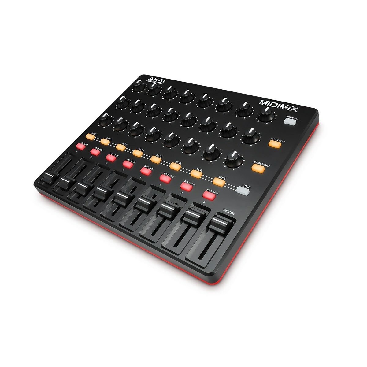 Controlador de som Akai MIDIMIX