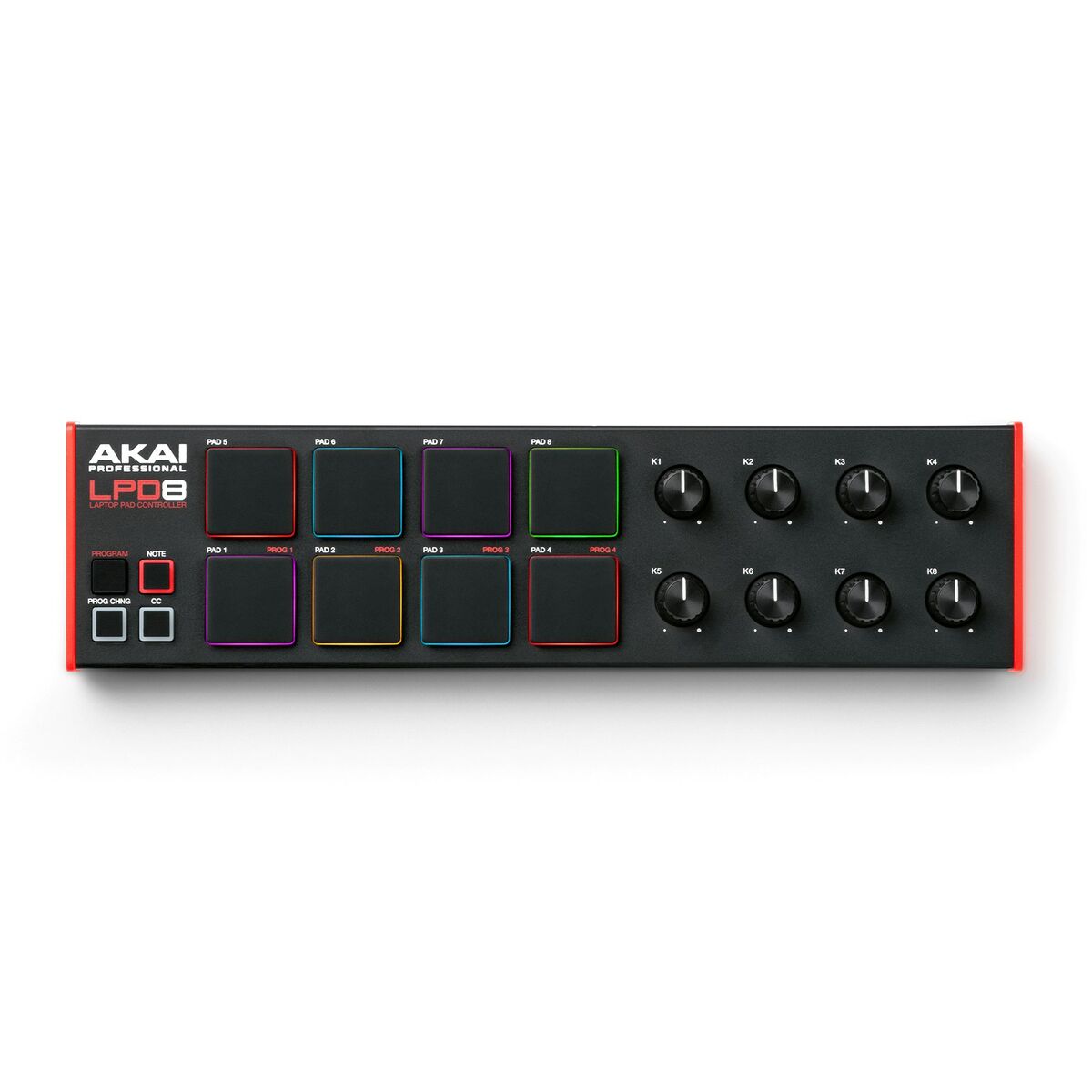 Controlador de som Akai LPD8 MKII