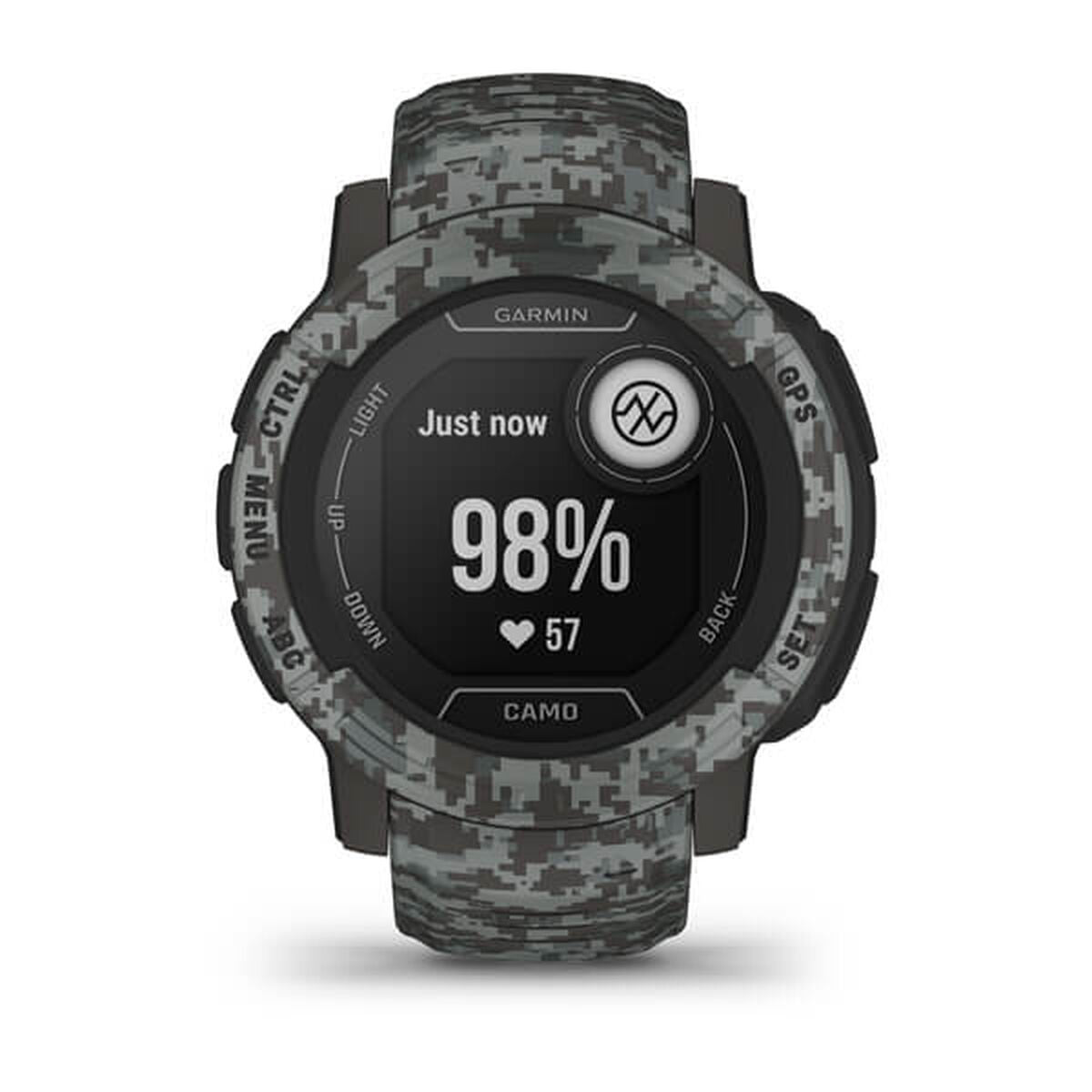 Smartwatch GARMIN Instinct 2 Camo Edition Cinzento escuro 0,9" Preto Grafite