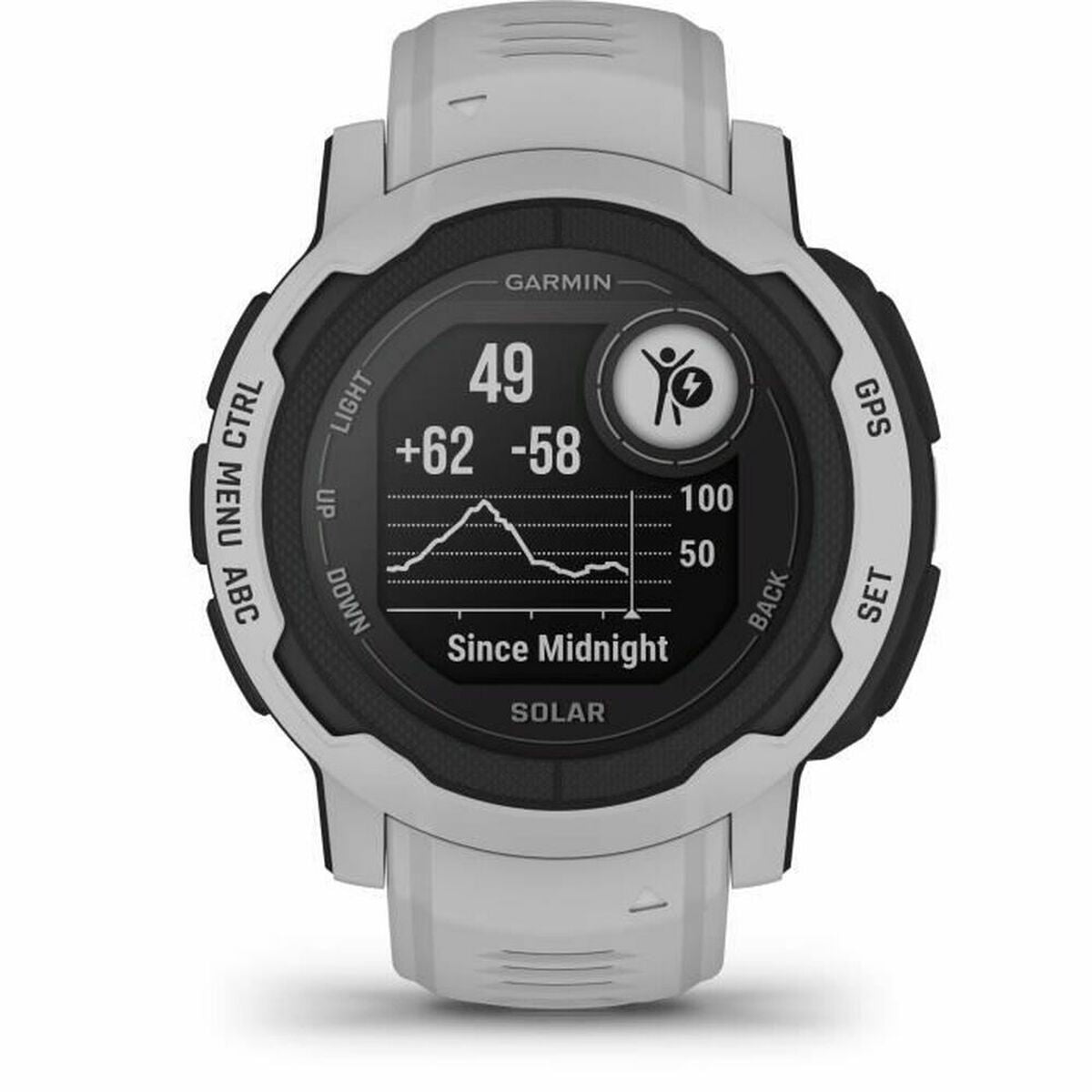 Smartwatch GARMIN Instinct 2 Solar Cinzento