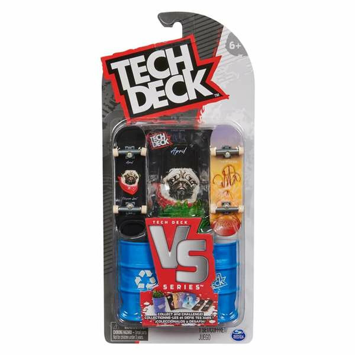 Conjunto de skates de dedo Tech Deck 2 Peças