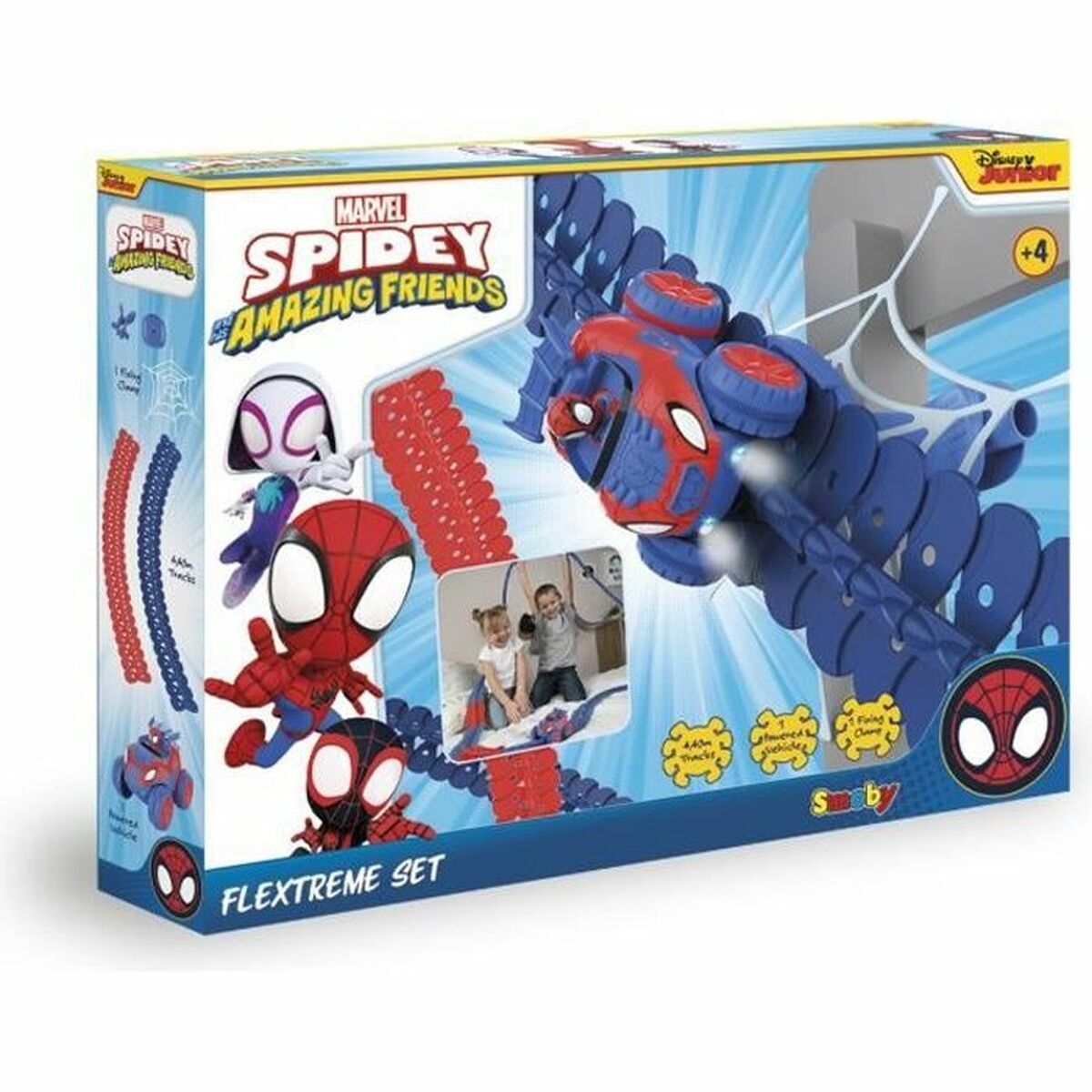 Pista de Corridas Smoby Spidey Amazing Friends Flextrem set