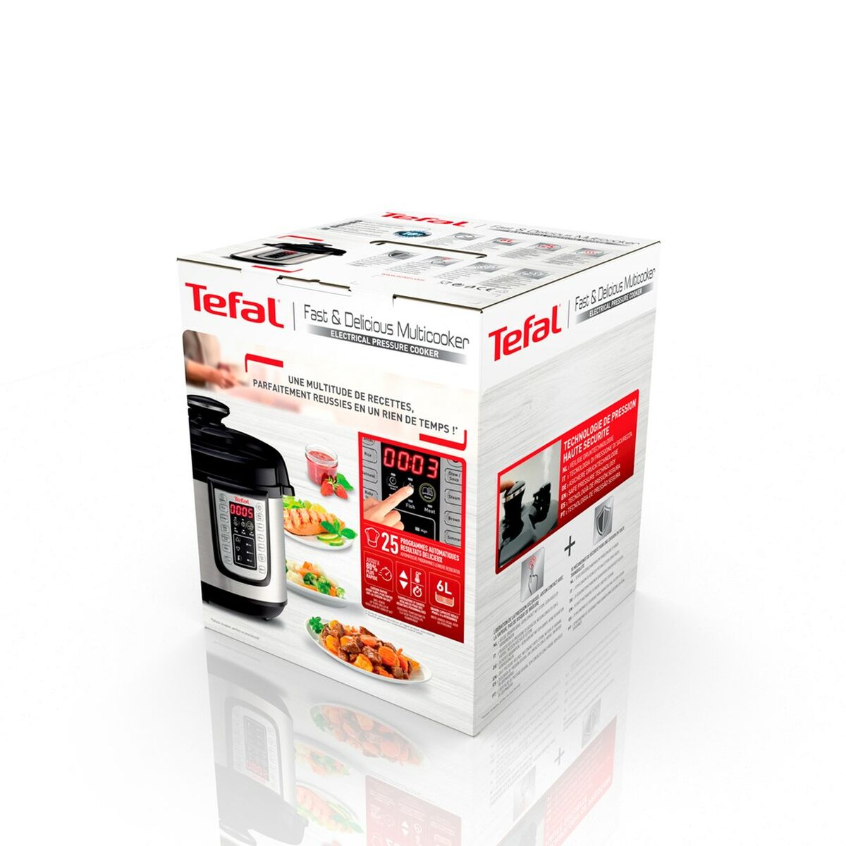 Robot de Cozinha Tefal CY505E10 Preto Preto/Prateado 1100 W 50 W 6 L