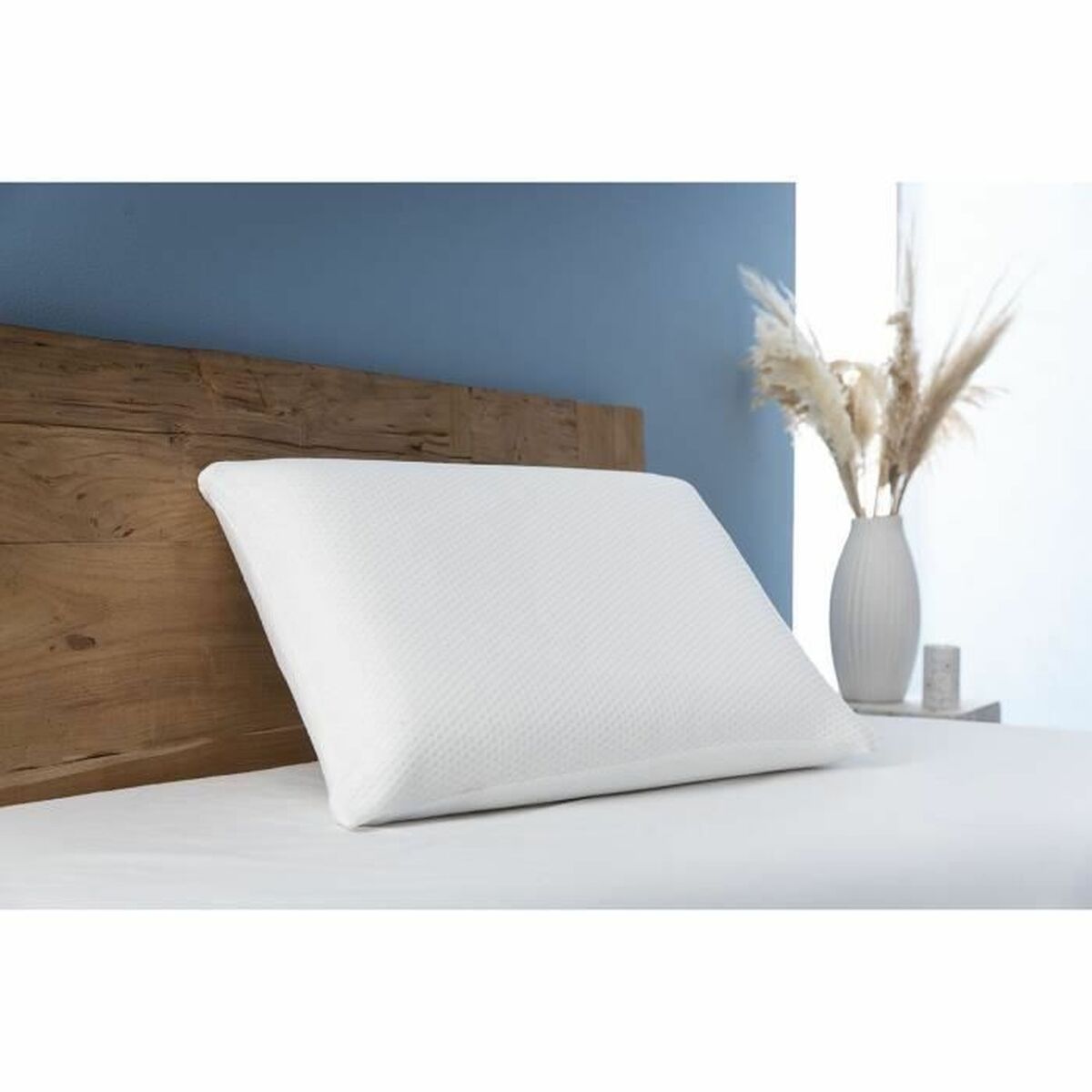 Almohada Viscoelástica Abeil Nuit de Velours Blanco 40 x 60 cm