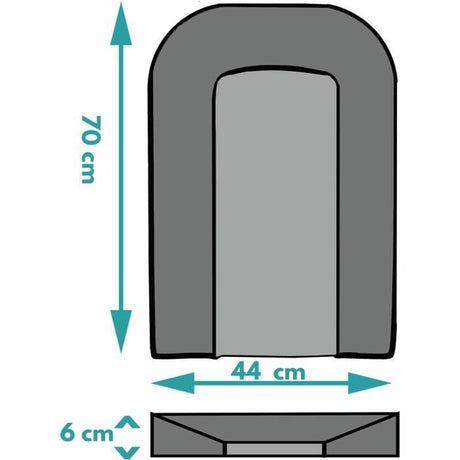 Trocador Looping BCLPC 70 x 44 x 6 cm PVC Branco