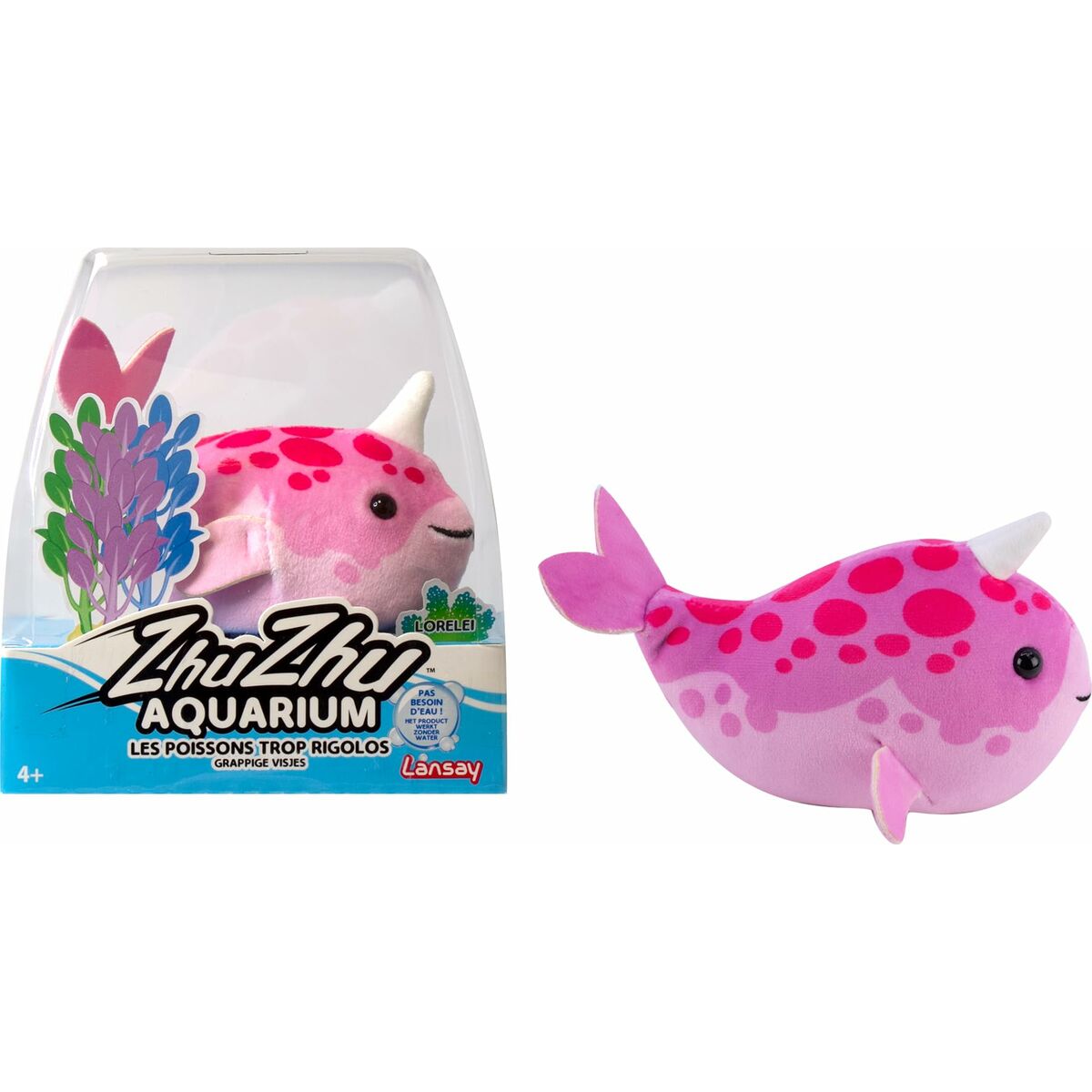 Brinquedos Lansay Zhu Zhu Aquarium Coral Le Narval