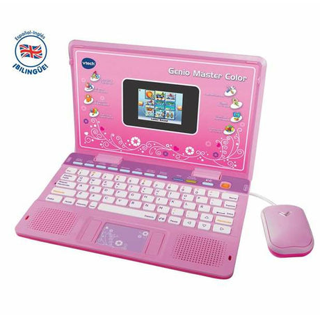 Toy computer Vtech Genio Master Color ES-EN 18 x 27 x 4 cm Cor de Rosa