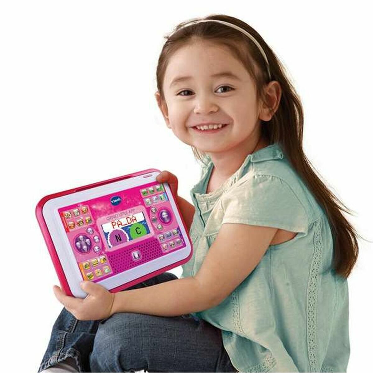 Ordenador de juguete Vtech Little App ES 18 x 26 x 4 cm Rosa