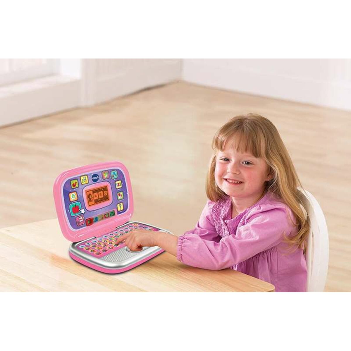 Ordenador de juguete Vtech Diverpink PC ES 24 x 16 x 6 cm