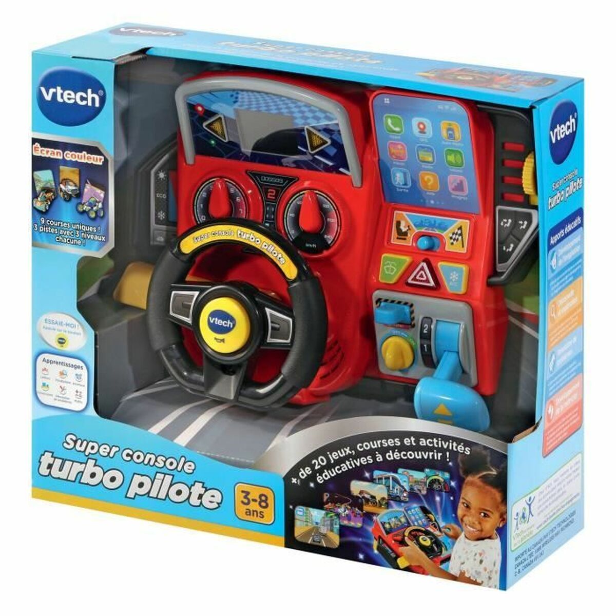 Juego Educativo Vtech Super console turbo pilote (1 Pieza)