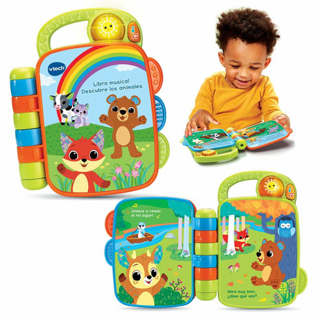 Mi Primer Libro Musical Vtech 18,8 x 5,5 x 21,6 cm Animales