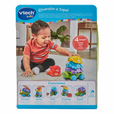 Brinquedo de bebé Vtech 17,5 x 11,5 x 24 cm Tartaruga Arco-íris