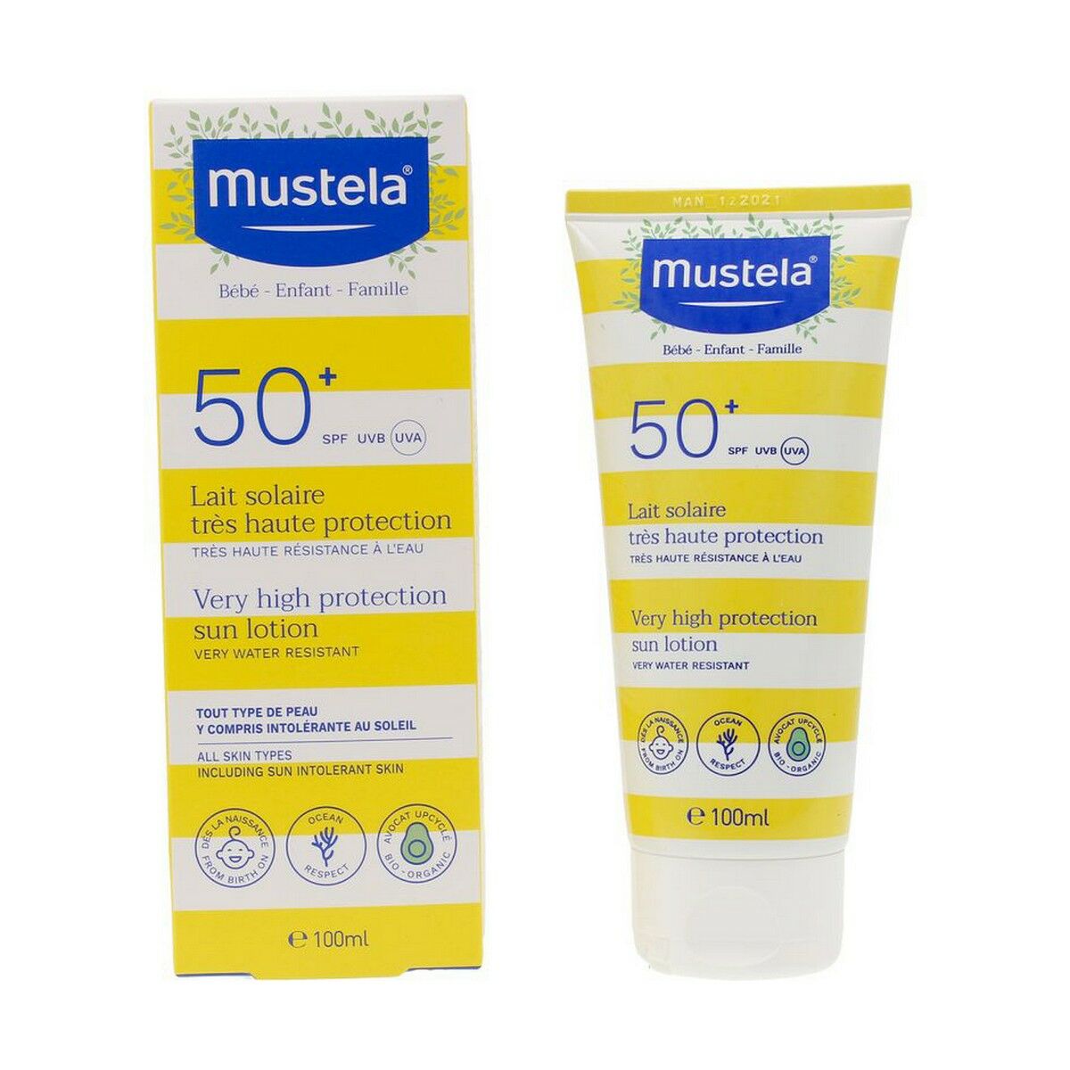 Leite Solar Infantil Mustela Niño Sol Spf 100 ml