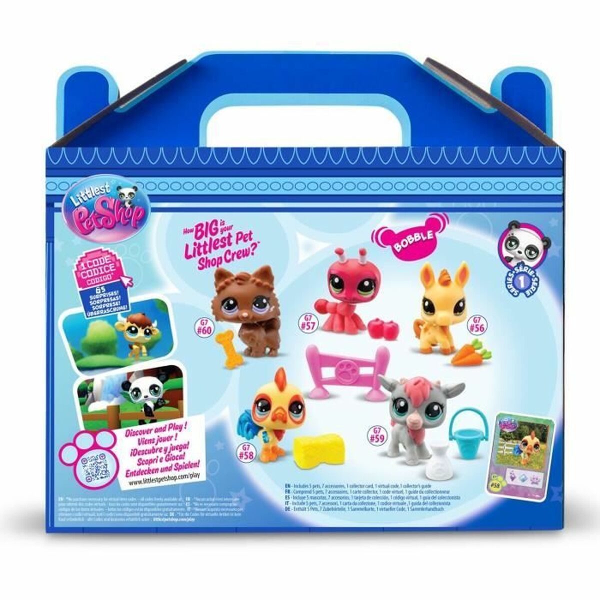 Figuras Articuladas Bandai Littlest Pet Shop Plástico