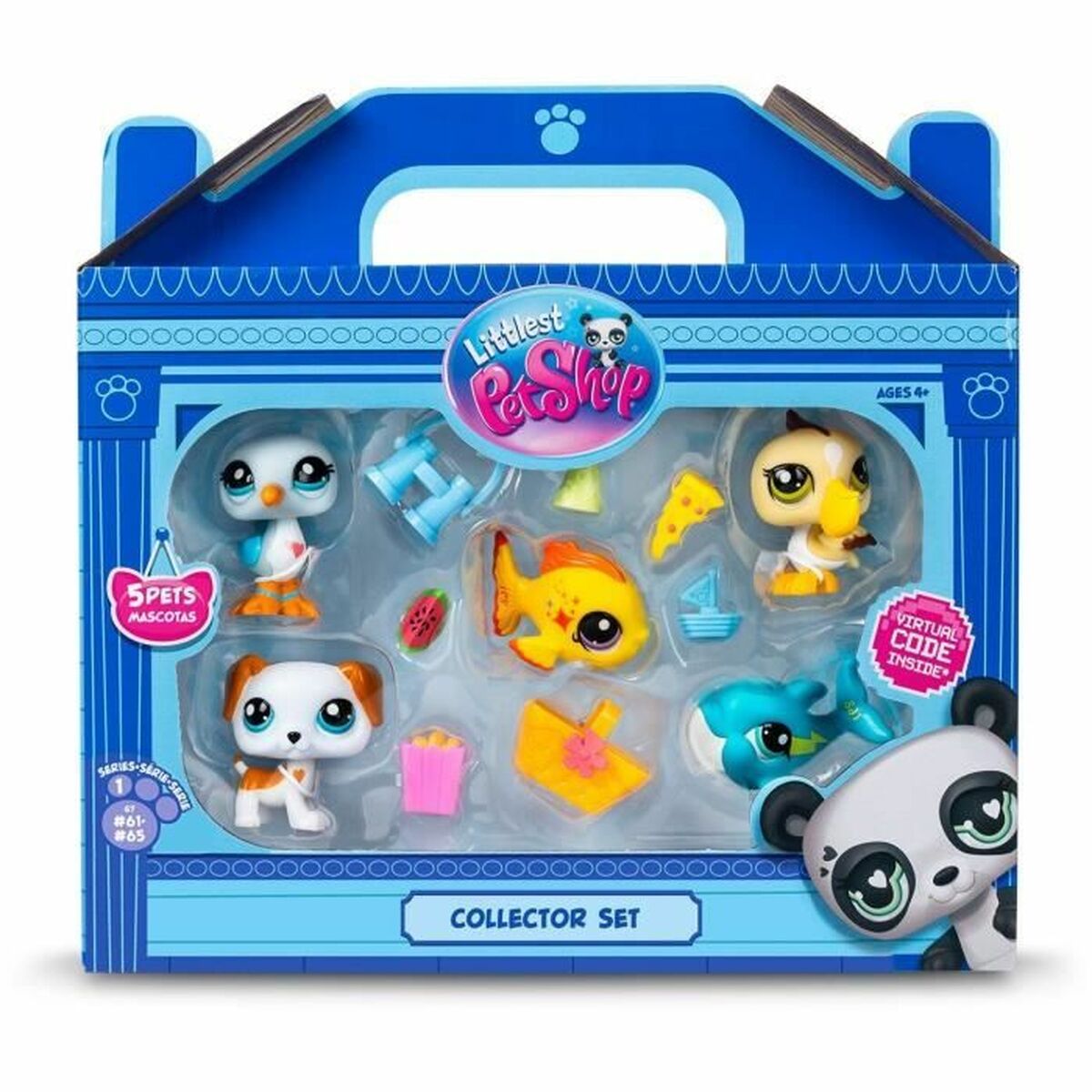 Set de Figuras Bandai Littlest Pet Shop Plástico