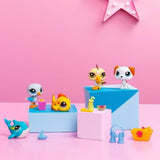 Set of Figures Bandai Littlest Pet Shop Plastic