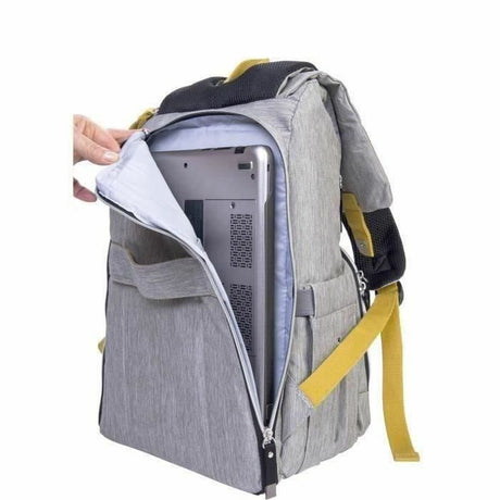 Bolso Cambiador de Pañales Baby on Board Freestyle Yellowstone Gris Mostaza