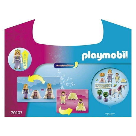 Playset Princess Unicron Carry Case Playmobil 70107 42 Peças