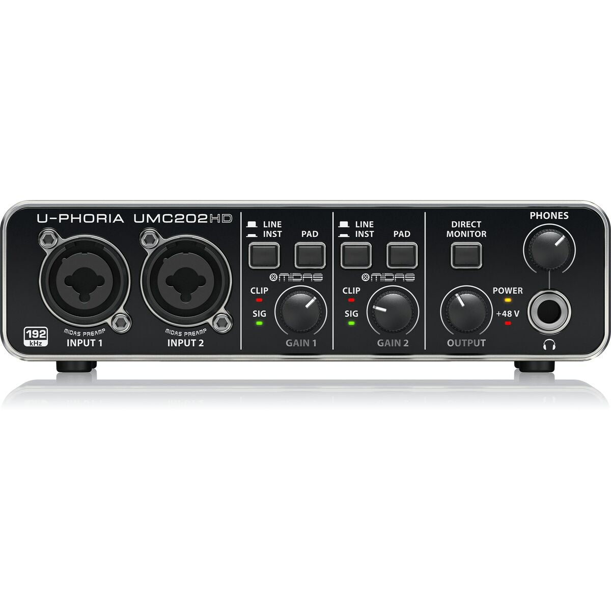 Interface de áudio Behringer UMC202HD