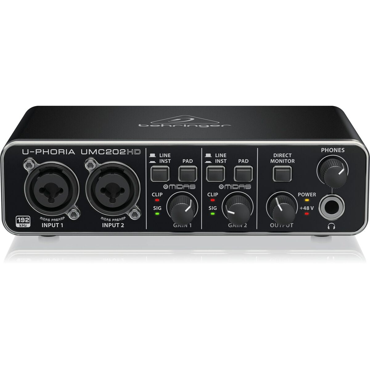 Interface de áudio Behringer UMC202HD