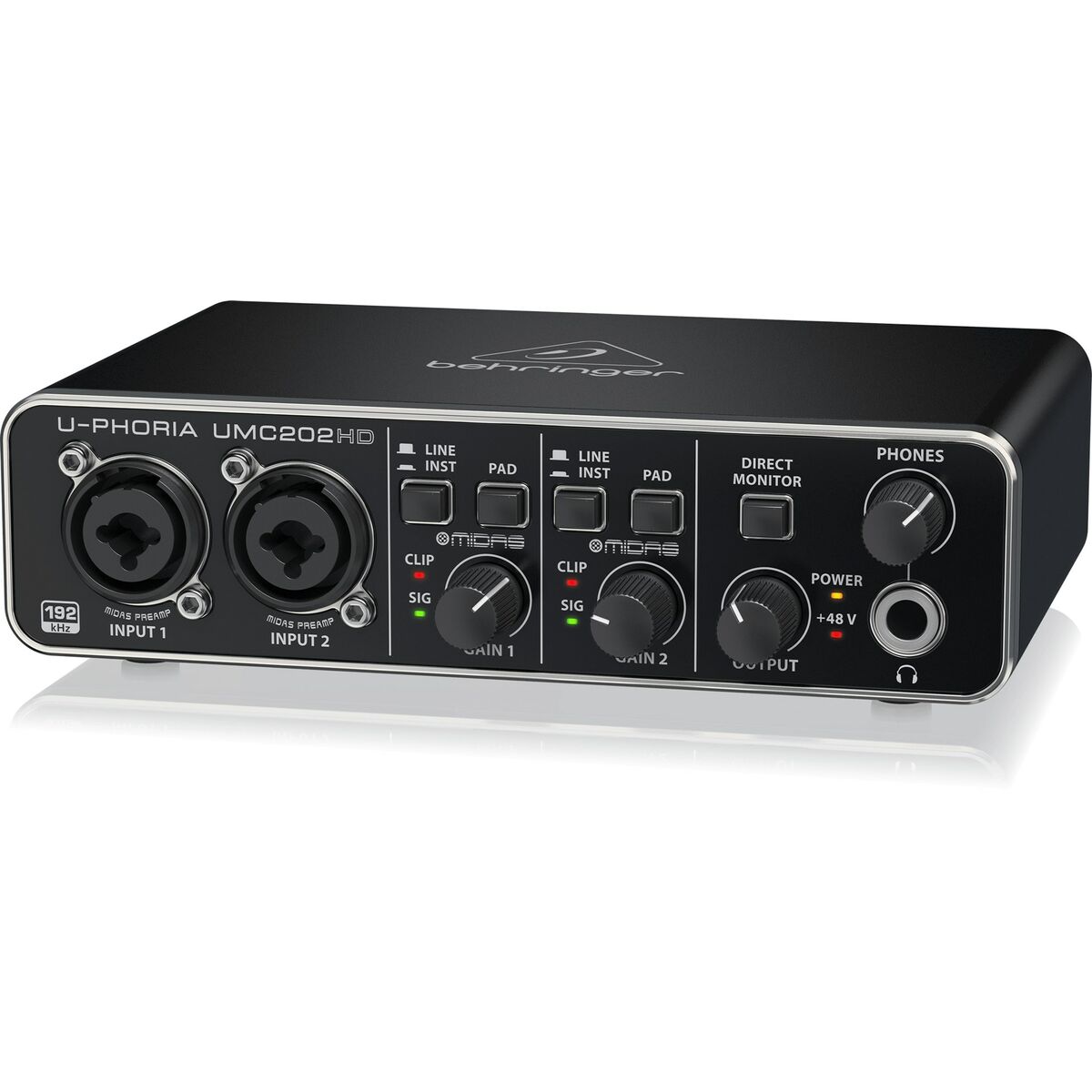 Interface de áudio Behringer UMC202HD