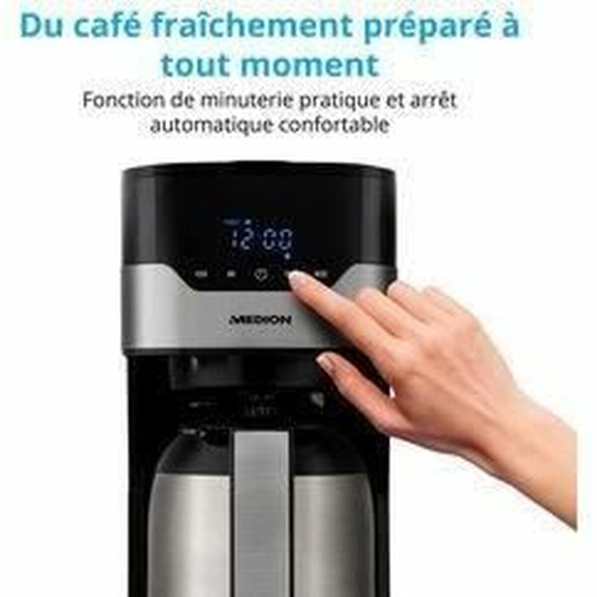 Máquina de Café de Filtro Medion 900 W 1,2 L