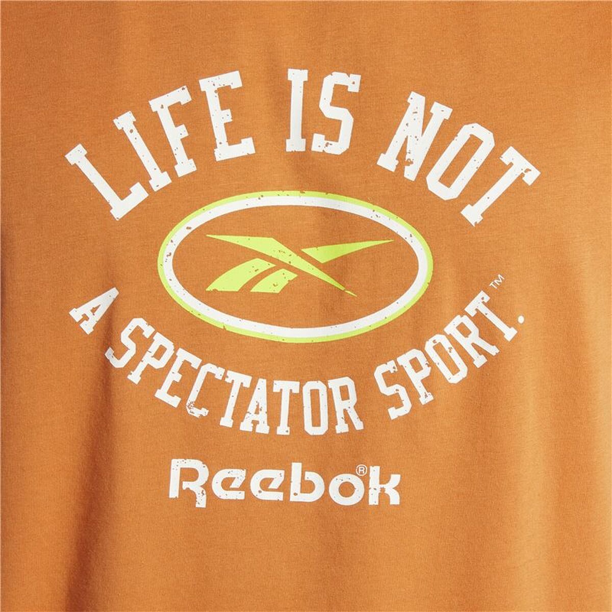 Men’s Short Sleeve T-Shirt Reebok Graphic Series Orange