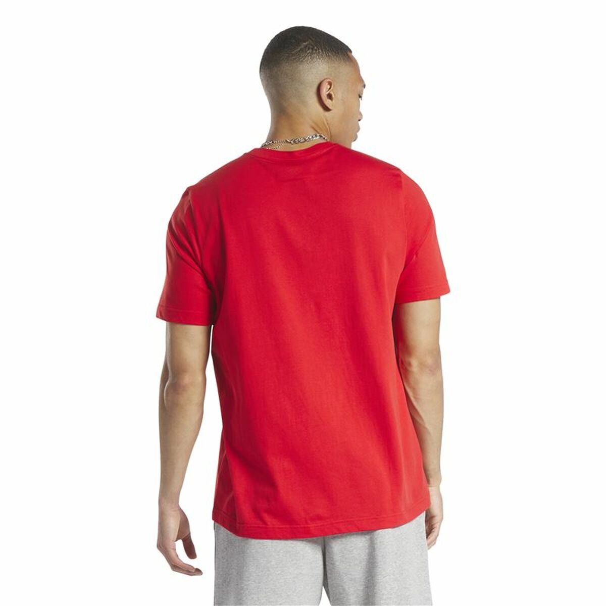 Camisola de Manga Curta Homem Reebok Graphic Series Vermelho