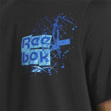 Men’s Short Sleeve T-Shirt Reebok Graphic Series Black