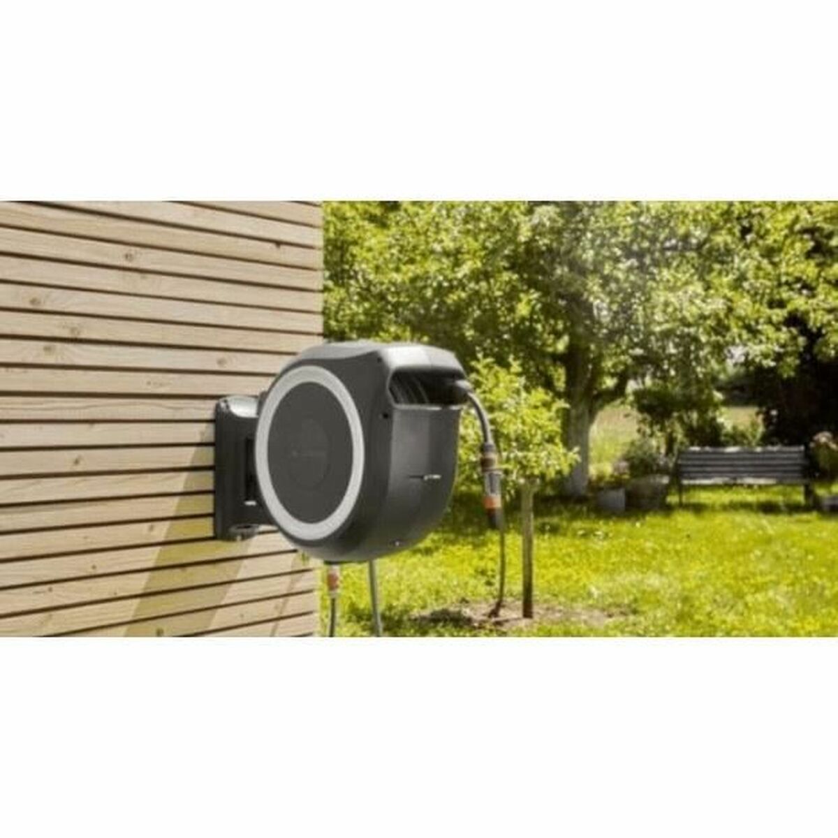 Portamanguera Gardena RollUp Ø 13 mm Plástico Automático De pared 35 m