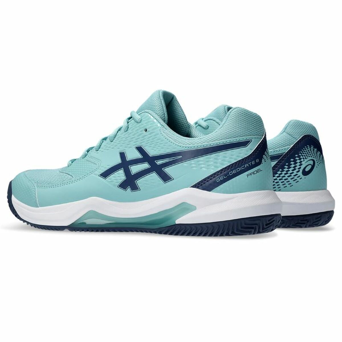 Sapatilhas de Pádel para Adultos Asics Gel-Dedicate 8 Turquesa Azul Claro