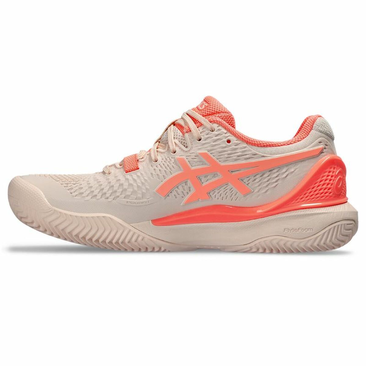 Zapatillas de Tenis para Mujer Asics Gel-Resolution 9 Clay Salmón