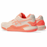 Sapatilhas de Ténis para Mulher Asics Gel-Resolution 9 Clay Salmão