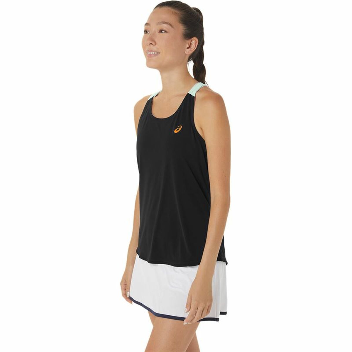 T-Shirt de Alças Mulher Asics Court Preto