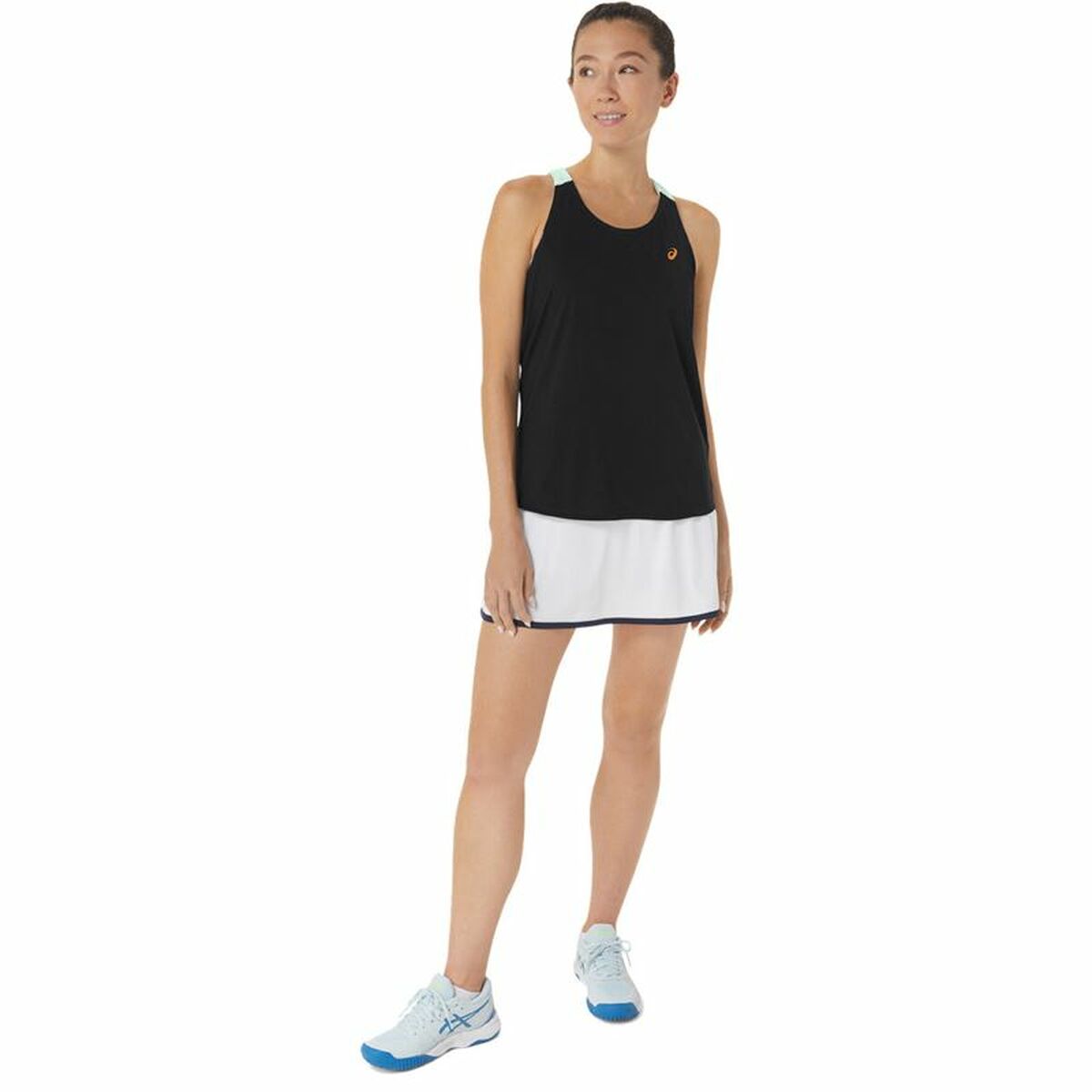 T-Shirt de Alças Mulher Asics Court Preto