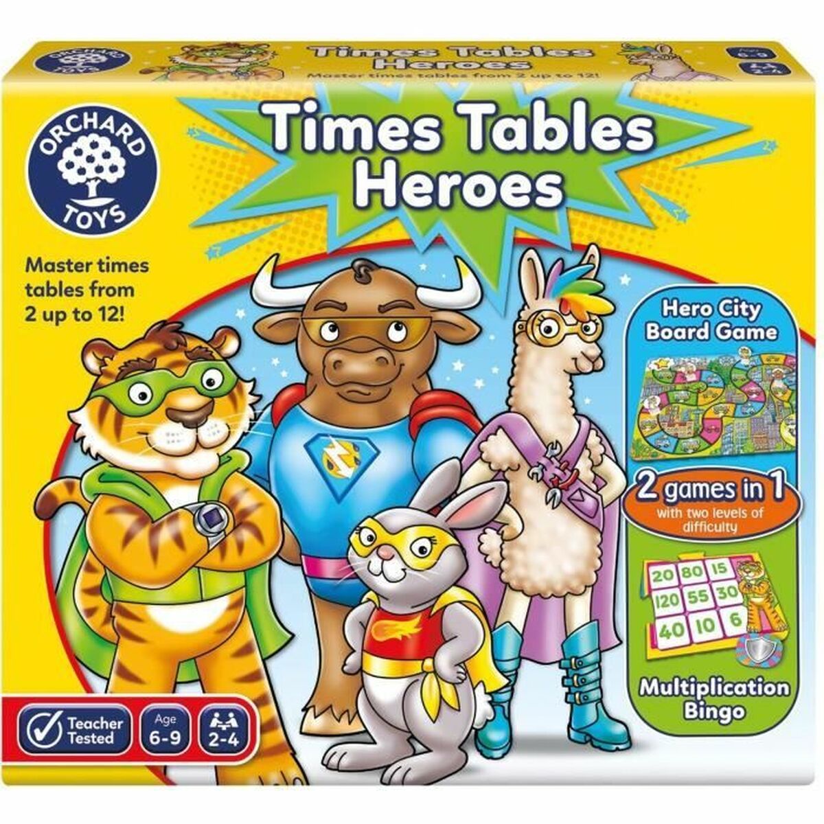 Jogo Educativo Orchard Times tables Heroes (FR)