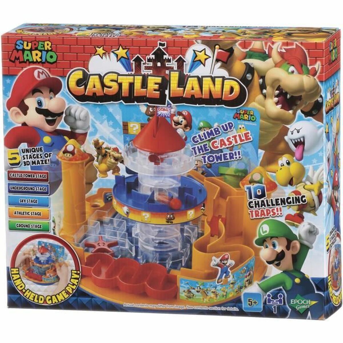 Juego de Mesa EPOCH D'ENFANCE Super Mario Casteland (FR)