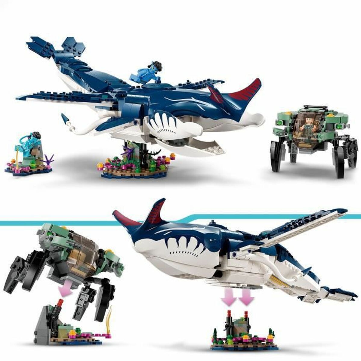 Playset Lego Avatar 75579 Payalkan the Tulkun & crabsuit 761 Peças