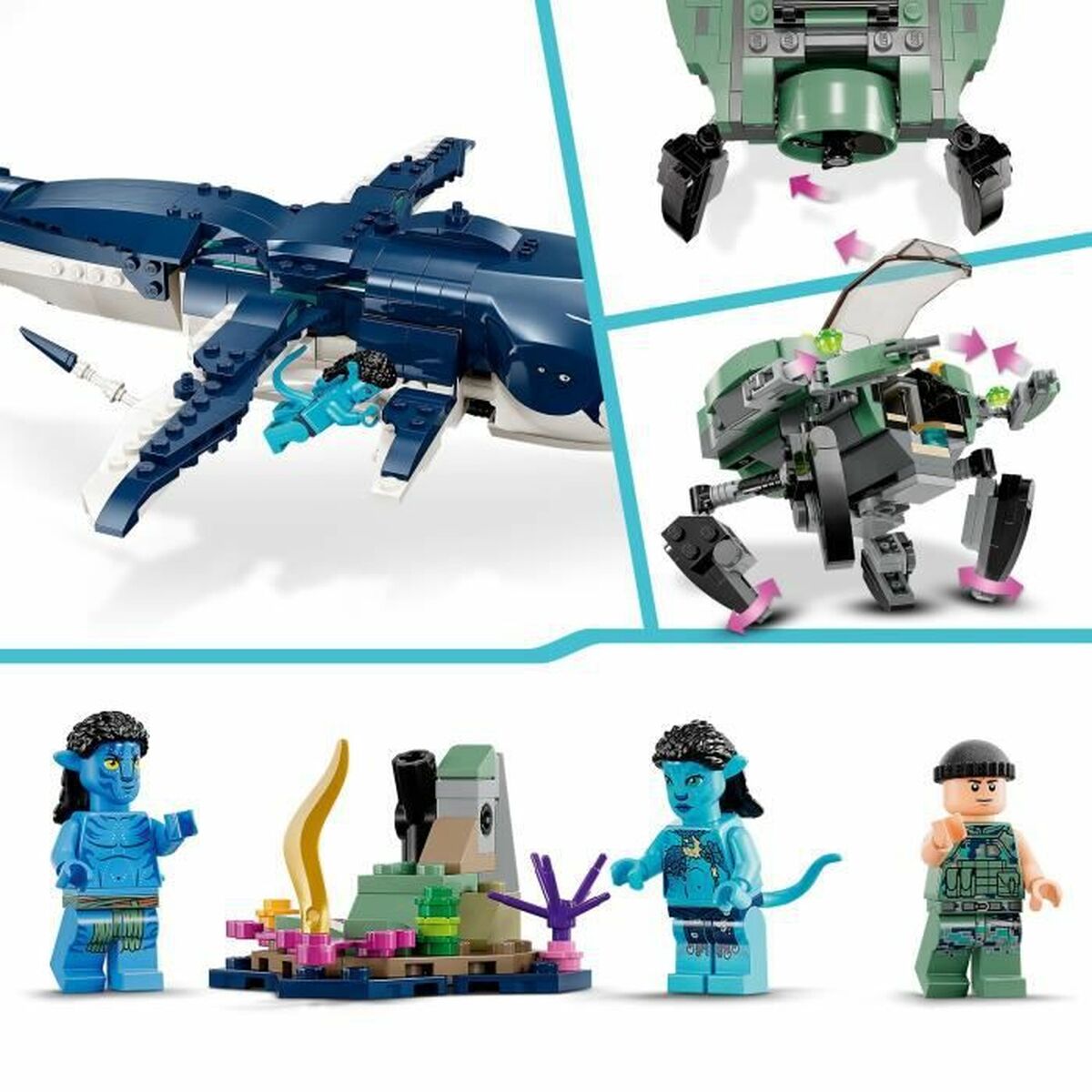 Playset Lego Avatar 75579 Payalkan the Tulkun & crabsuit 761 Peças