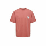 Men’s Short Sleeve T-Shirt Only & Sons Onskasen Rlx Salmon