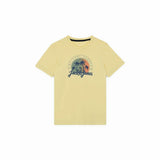 Child's Short Sleeve T-Shirt Jack & Jones Jjsummer Smu Vibe Tee Yellow