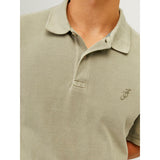 Polo de Manga Curta Homem Jack & Jones JPRBLUWILLIAM  12257315 Verde