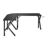 Desk Gaming Huzaro Hero 6.3 Black Steel Carbon fibre 154 x 74 x 117 cm