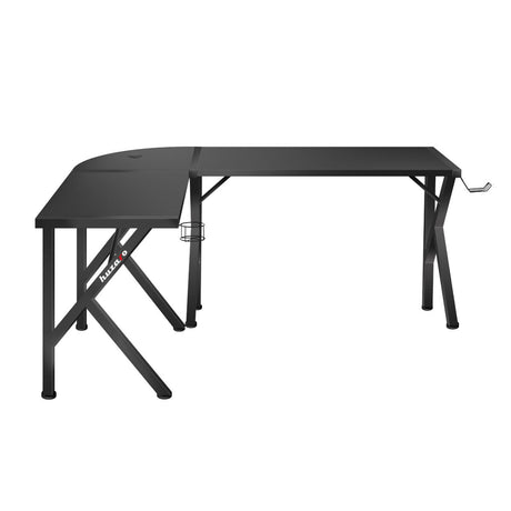 Mesa de Escritório Gaming Huzaro Hero 6.3 Preto Aço Fibra de carbono 154 x 74 x 117 cm