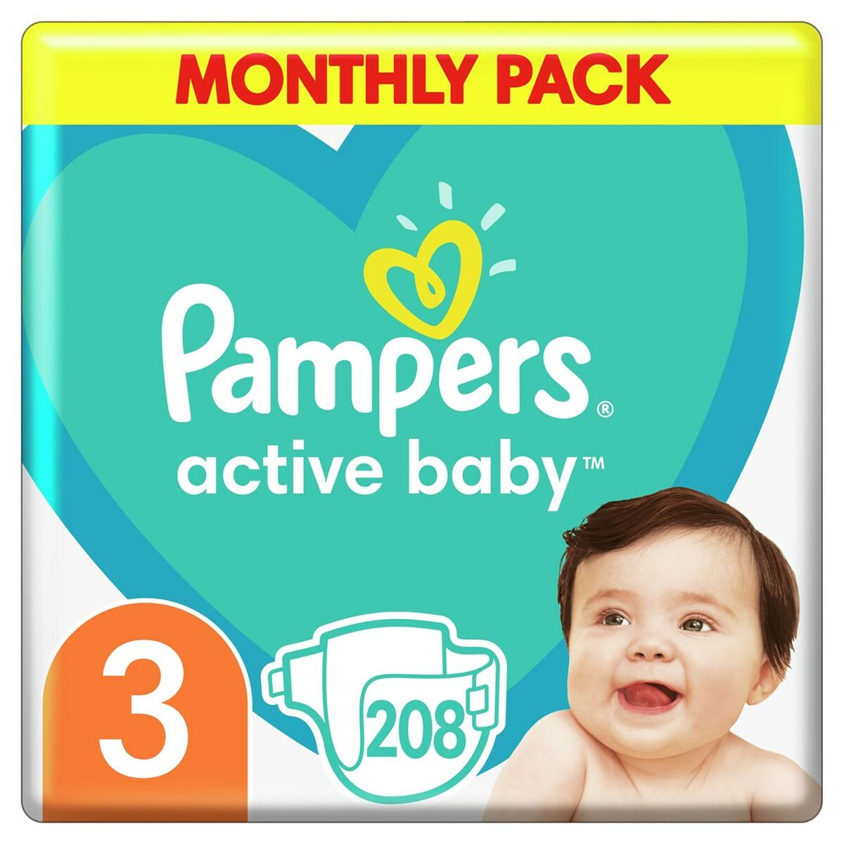 Fraldas descartáveis Pampers S3 3