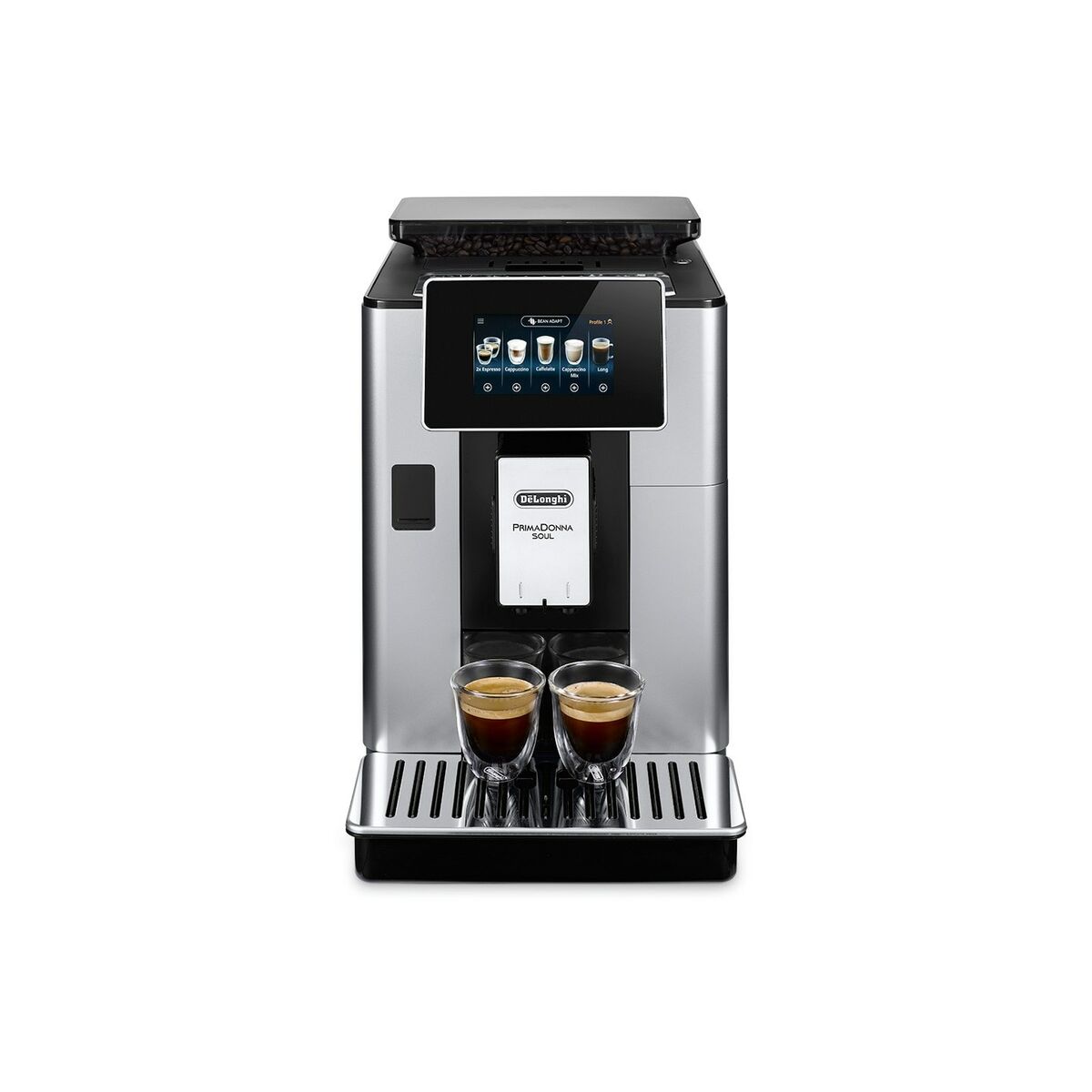 Cafeteira Superautomática DeLonghi PrimaDonna ECAM 610.55.SB metálico 1450 W 19 bar 2,2 L