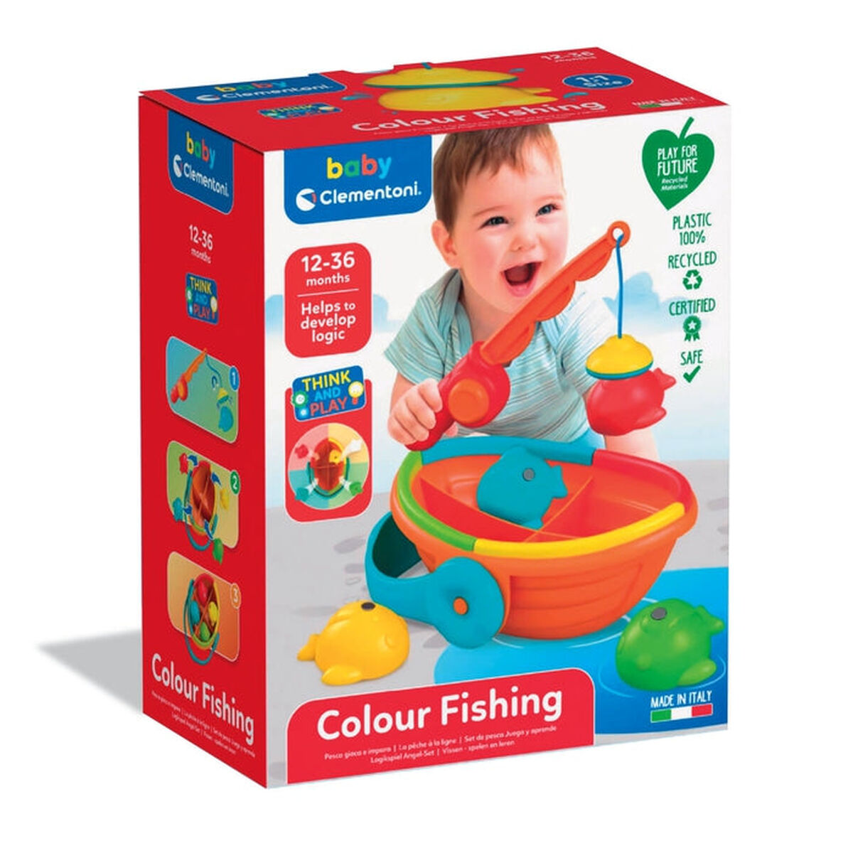 Jogo Educativo Clementoni Colour Fishing 19 x 24 x 11,5 cm