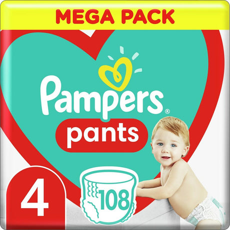 Fraldas descartáveis Pampers Pants 4 (108 Unidades)