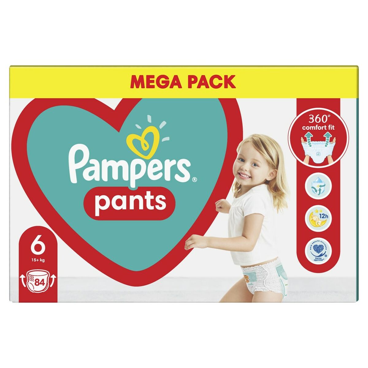 Fraldas descartáveis Pampers Pants 6 (84 Unidades)